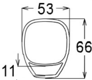 TP6041 Tube cross section