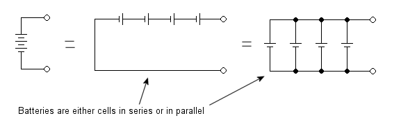 battery parallel series