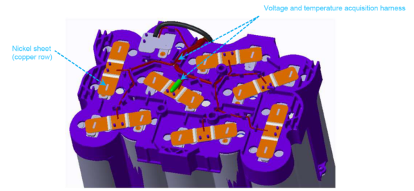 basic structure of electric two wheeler lithium battery pack 3