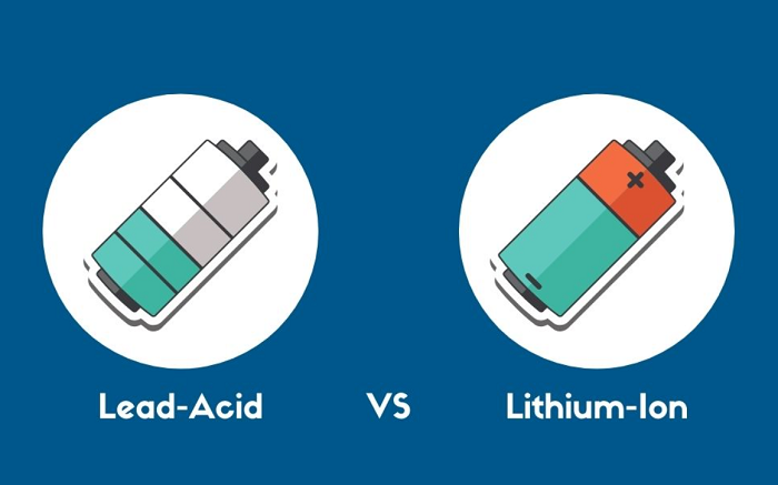 Lithium-ion battery vs Lead-acid battery