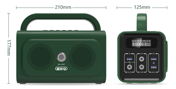 portable energy storage dimensions