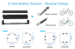 36v/48v ebike inner/down tube battery tp6138/tp6139
