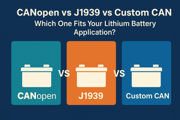 CANopen vs J1939 vs Custom CAN