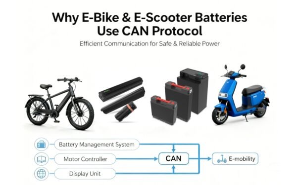E-Bike and E-Scooter Batteries Use CAN