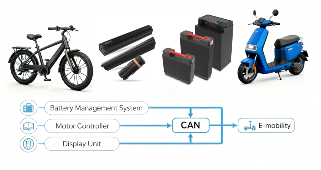 Why E-Bike and E-Scooter Batteries Use CAN Protocol