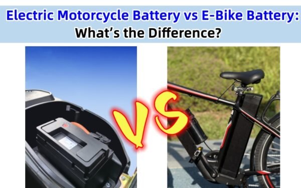 Electric Motorcycle Battery vs E-Bike Battery