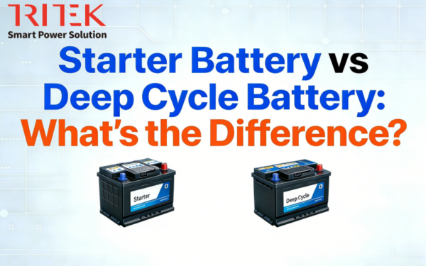 Starter Battery vs Deep Cycle Battery
