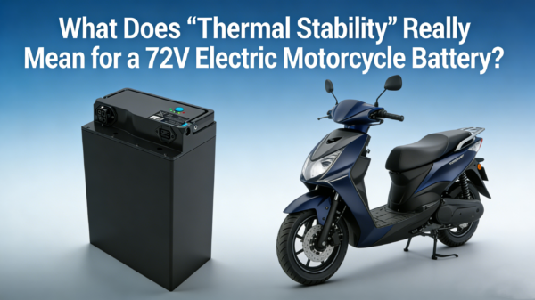 What Does “Thermal Stability” Really Mean for a 72V Electric Motorcycle Battery