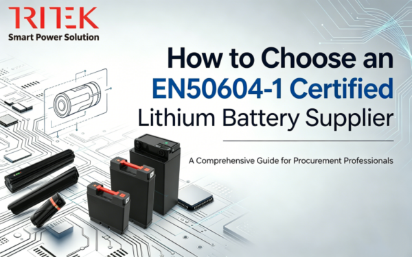 How to Choose an EN50604-1 Certified Lithium Battery Supplier