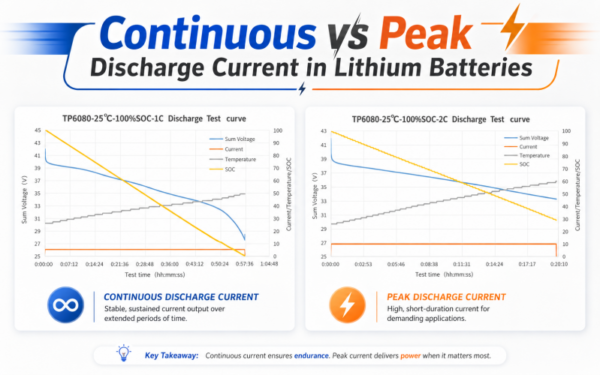 Continuous vs Peak Discharge Current