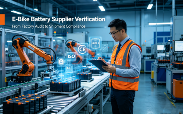 E-Bike Battery Supplier Verification Guide