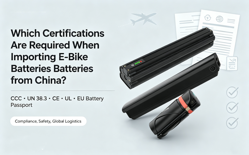 Which Certifications Are Required When Importing E-Bike Batteries from China