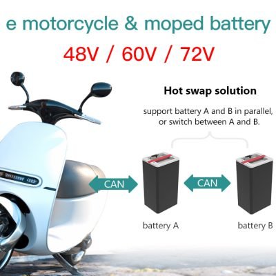 electric motorcycle battery and electric moped battery hot swap